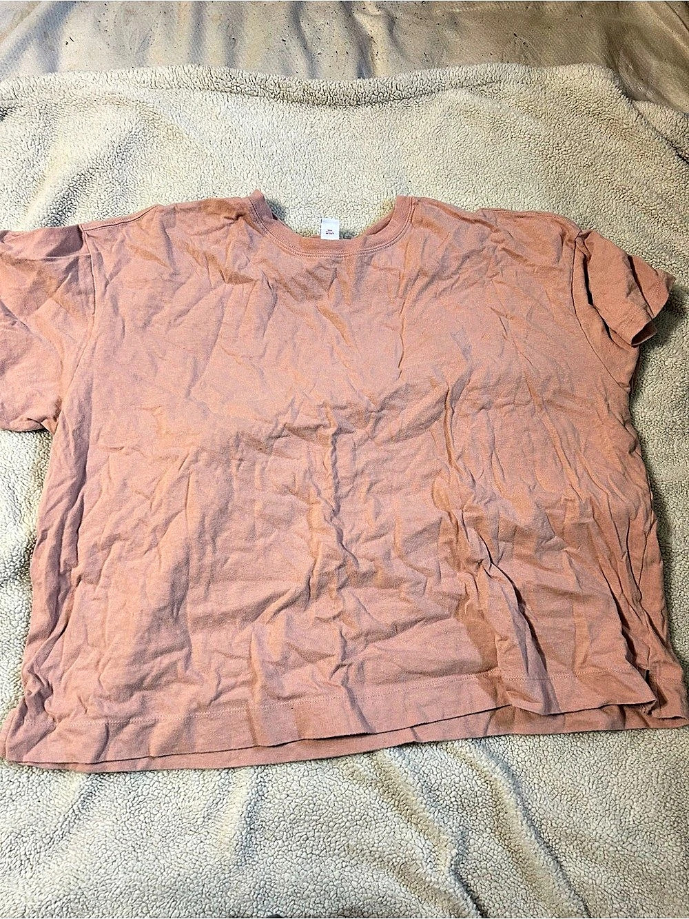 Short Sleeve Top in Pink Like New
